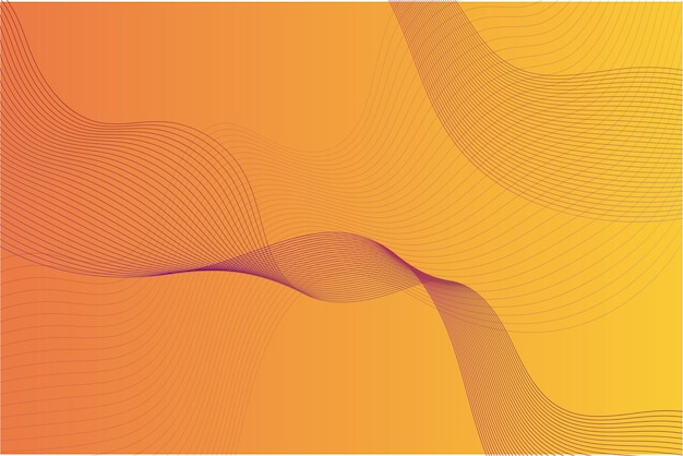 Abstract gradient orange background vector design