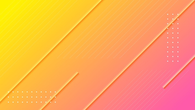 抽象的なグラデーションオレンジピンクサークルの背景