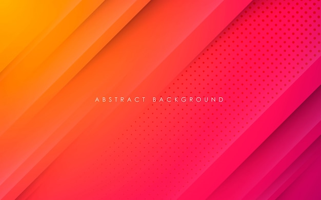 Vector abstract gradient papercut shape background