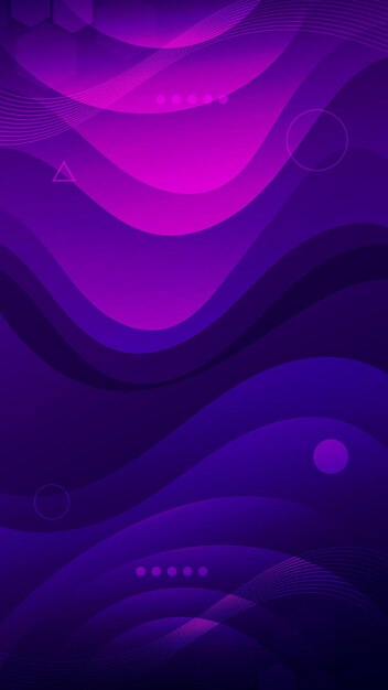 Abstract gradient purple blue liquid background modern background design