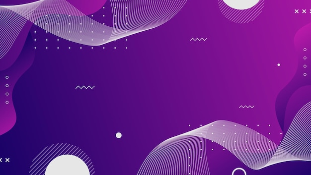 Abstract gradient purple geometric shapes background