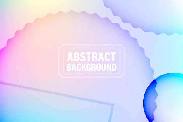 abstract gradient rainbow background design