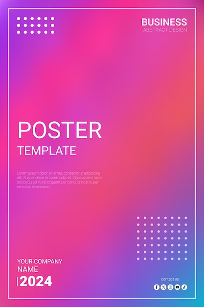 Abstract Gradiënt Vector Template