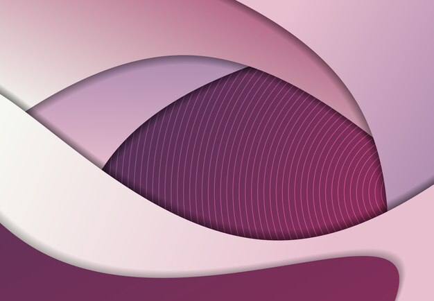 Abstract gradiënt violet en wit ontwerp van geometrische decoratieve kunstwerkachtergrond.