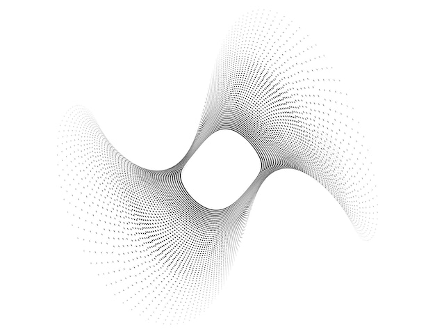 Abstract gradient wave shape with dynamic lines Futuristic digital design big data neural networks blockchain innovation modern backgrounds technology presentations and creative projects