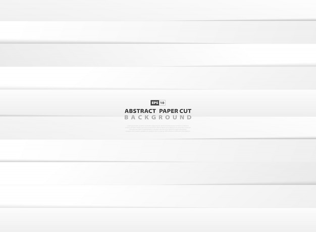 ベクトル 抽象的なグラデーションホワイトペーパーは、線の背景をカットしました。