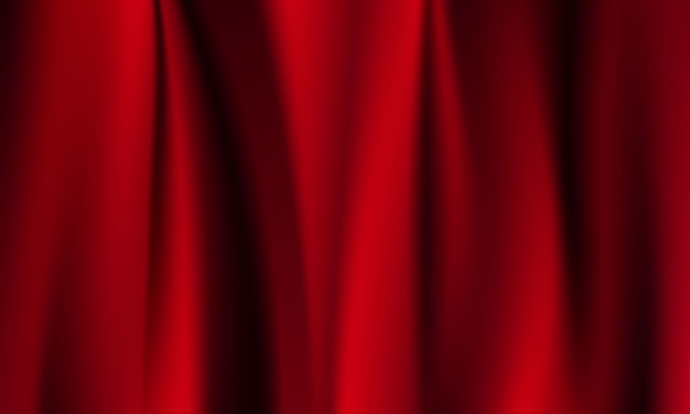 Vector abstract gradients, fabric red waves banner template background.