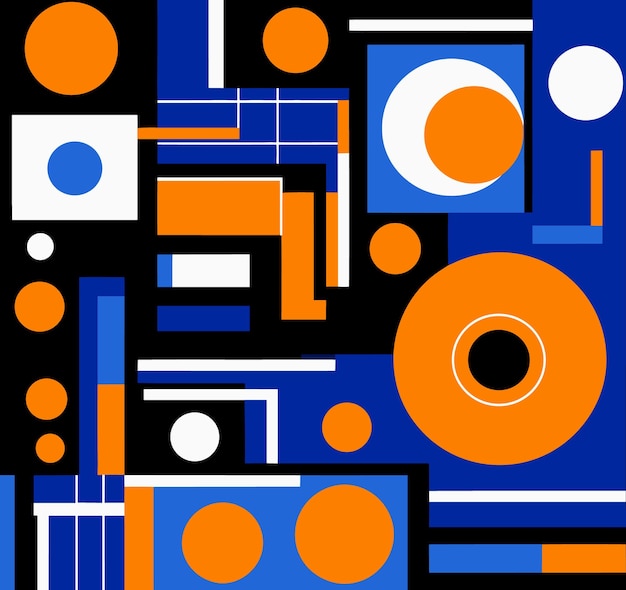 abstract graphic art by person and her team