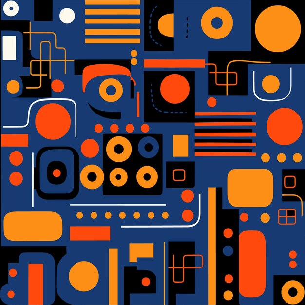 abstract graphic art by person and her team