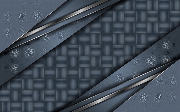 abstract gray background overlap layer with glitter