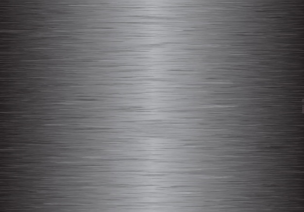 Vector abstract gray brushed gradient metallic texture