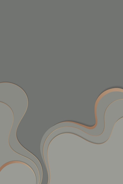 Vector abstract gray curve background vector