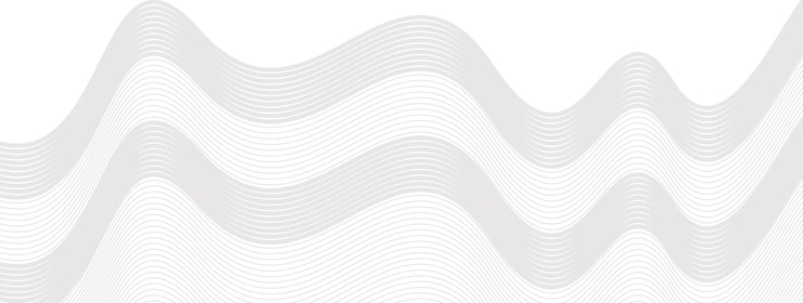 Vector abstract gray wave line on white background