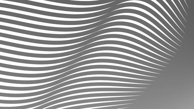 색 배경에 추상적인 회색 파동 선 패턴 디자인 이미지 벽지