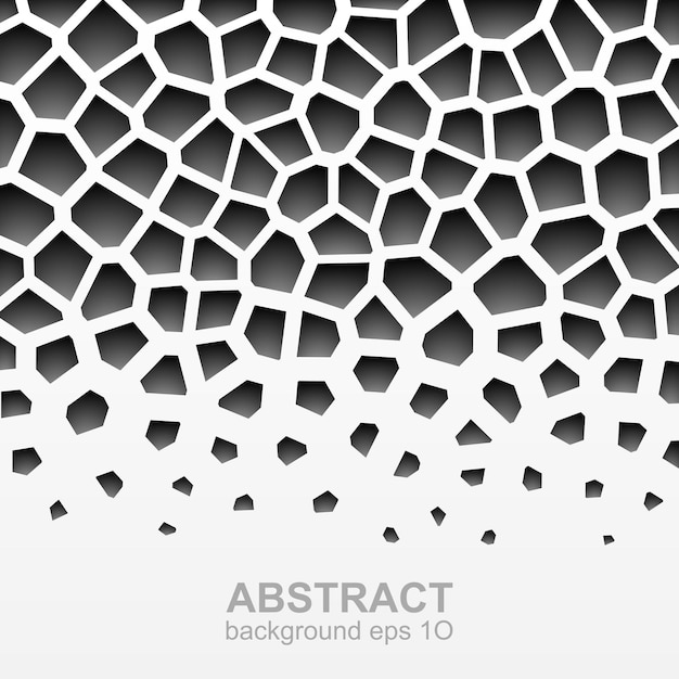 Vettore motivo geometrico astratto in scala di grigi