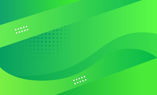 abstract green background banner template