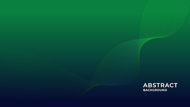 Vector abstract green background design template