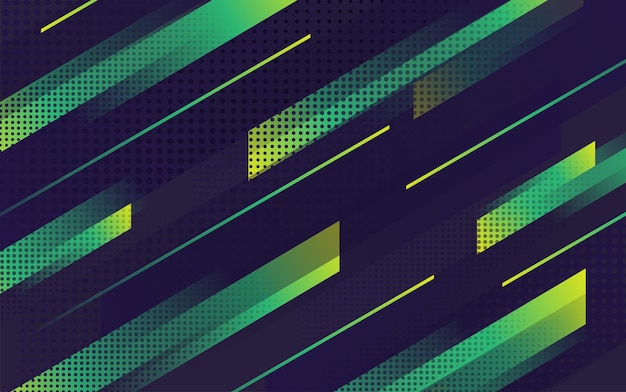 Vector abstract green background modern gradient shape for sports gaming themed design