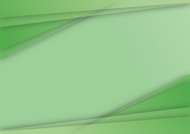 Abstract green background with corners