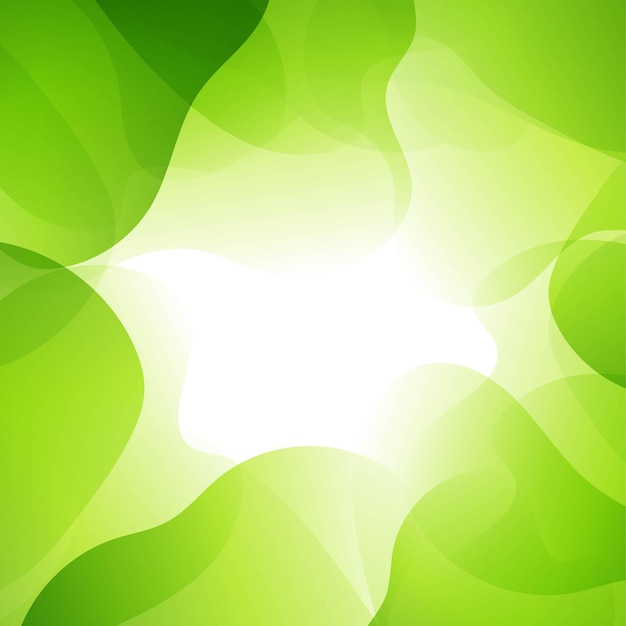 Astratto sfondo verde con linea, illustrazione vettoriale