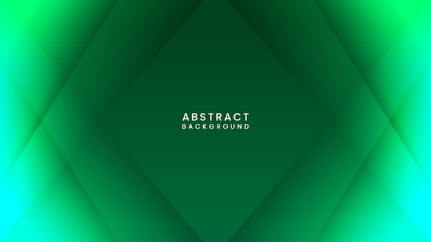 Abstract green background with lines design template