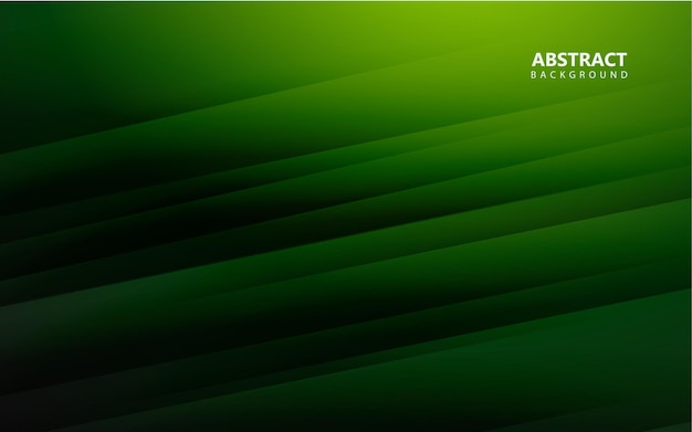 Vector abstract green background with shadow