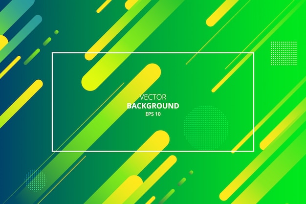 Vector abstract green background