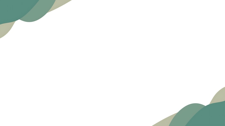 Vector abstract green and beige wave frame design