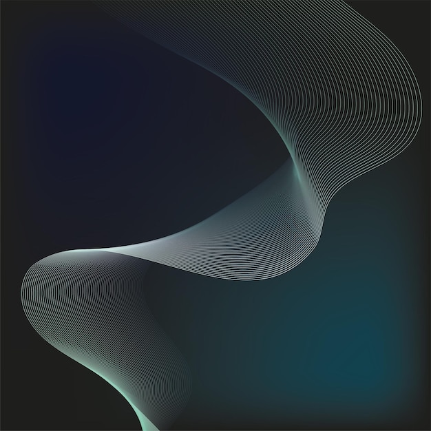 Abstract Green Blend Vector Background