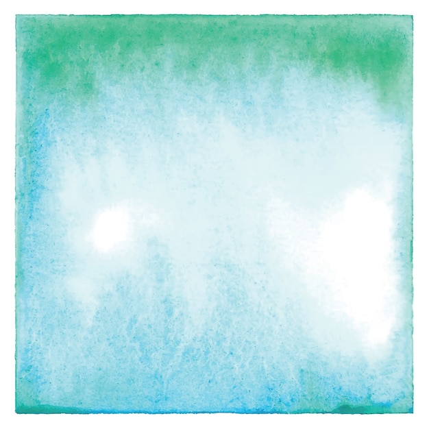 Abstract green and blue watercolor