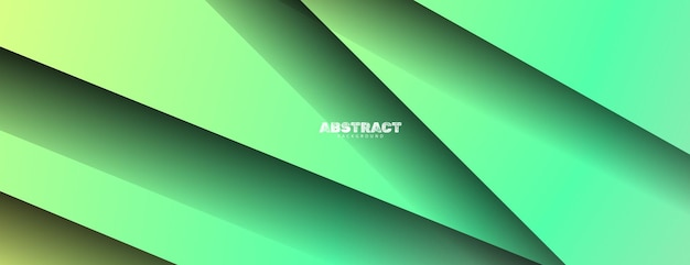 Abstract green color overlap layer banner background