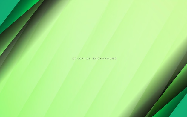 Abstract green contrast overlap layer shape background