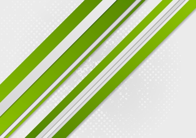 Abstract green corporate stripes background