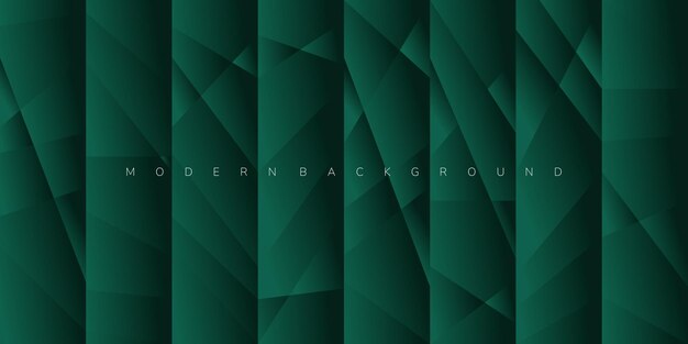 Abstract green curve background