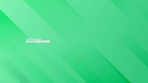 Abstract Green Gradient Background with Lines