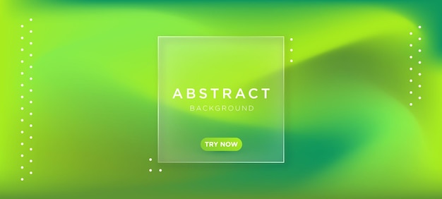 Abstract green gradient blurred vector backgrounds