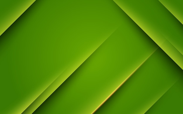 abstract green gradient diagonal shape light and shadow background eps10 vector