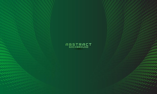 Abstract green layers background