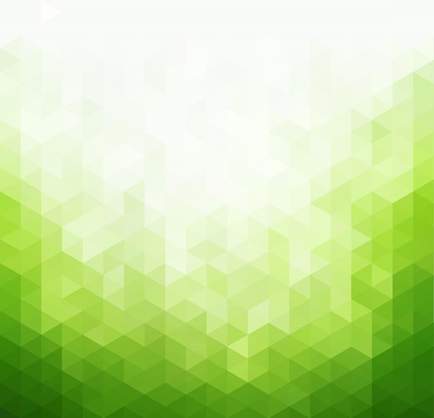 Vector abstract green light geometric background