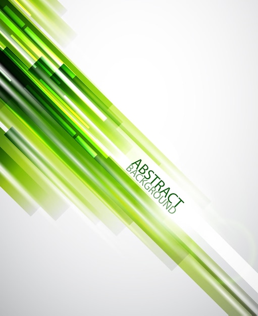 Abstract green lines background