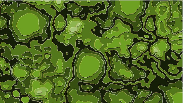 Illustrazione vettoriale di sfondo liquido verde astratto