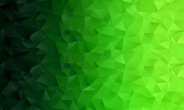 Abstract green low poly background gradient