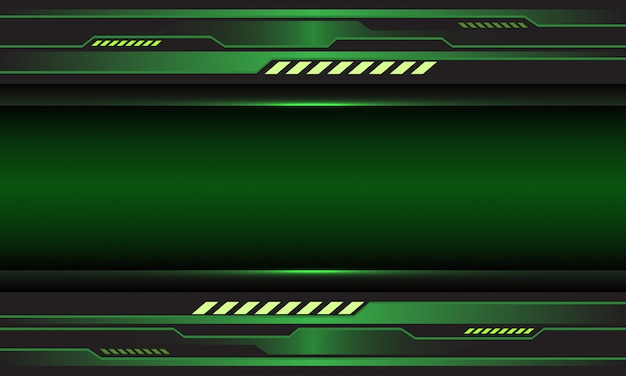 Abstract green metallic circuit cyber blank space futuristic technology background.