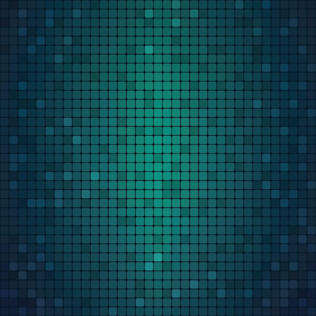 Abstract Green Mosaic Background Design