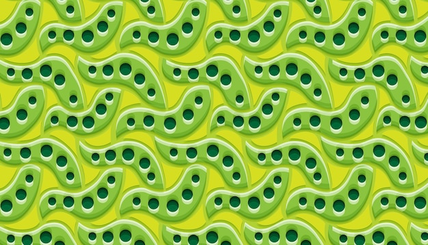 Abstract green seamless pattern background.