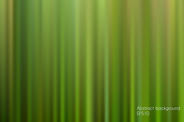 Vector abstract green striped blurred background