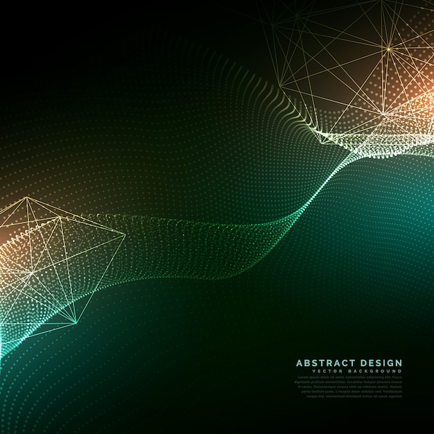 Abstract green technology background