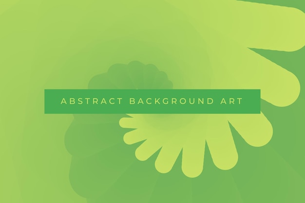 Abstract green transform background art