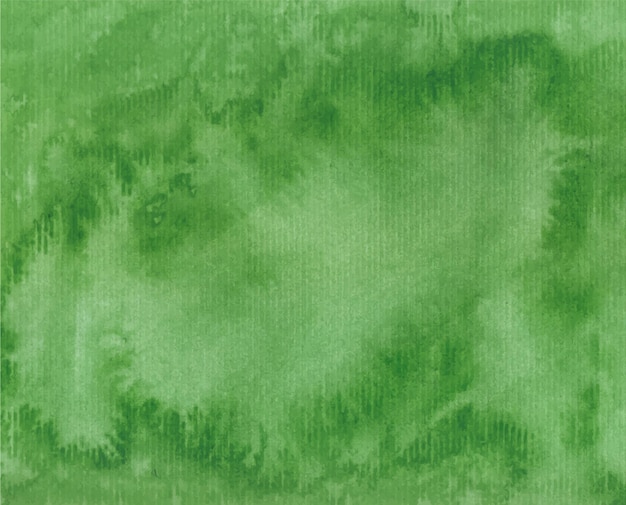 Disegno astratto del fondo dell'acquerello verde