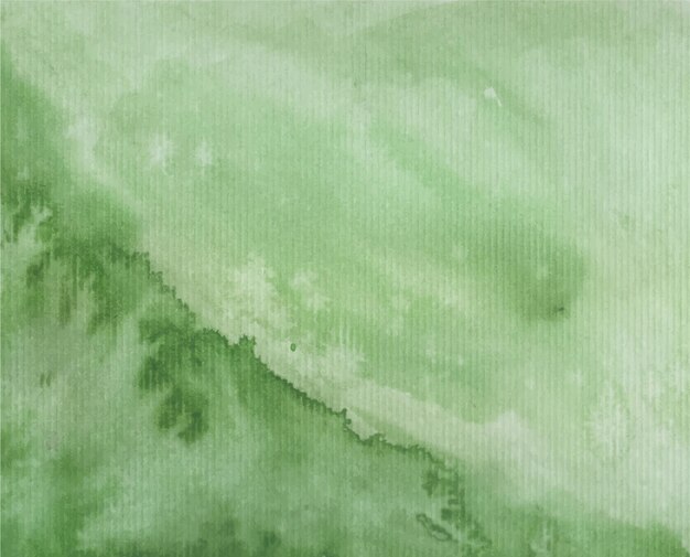 Abstract green watercolor background design